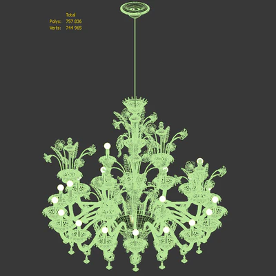 Chandelier Villa Luxury Murano — Ver 5