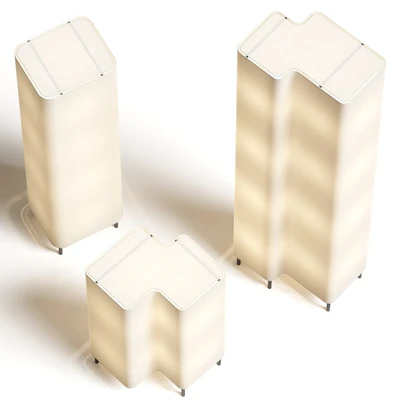 Minotti Blanche Floor Lamps — Ver 2
