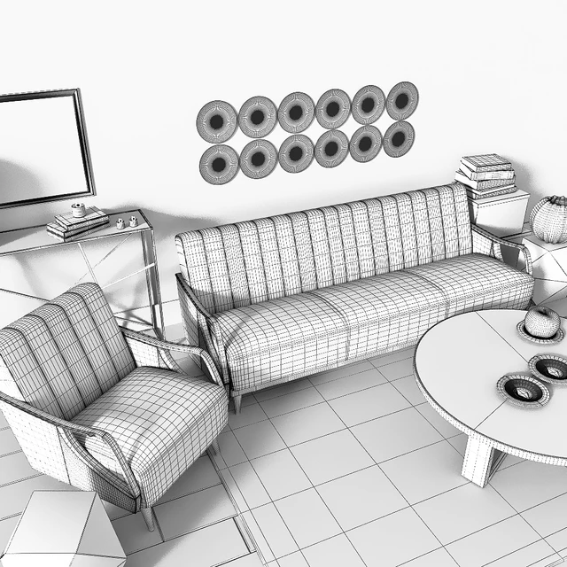 Набор моделей мебели от Сosmorelax — Скачать