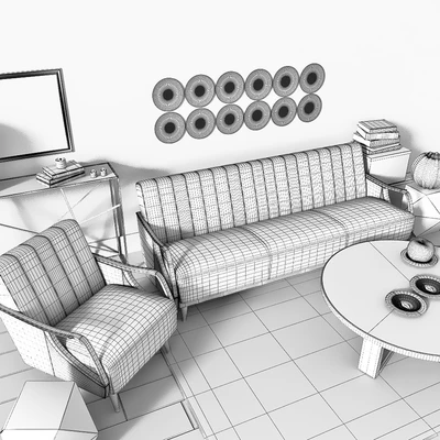 Набор моделей мебели от Сosmorelax — Вид 1