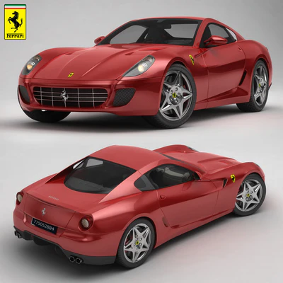 Red Ferrari car automobile — Вид 1