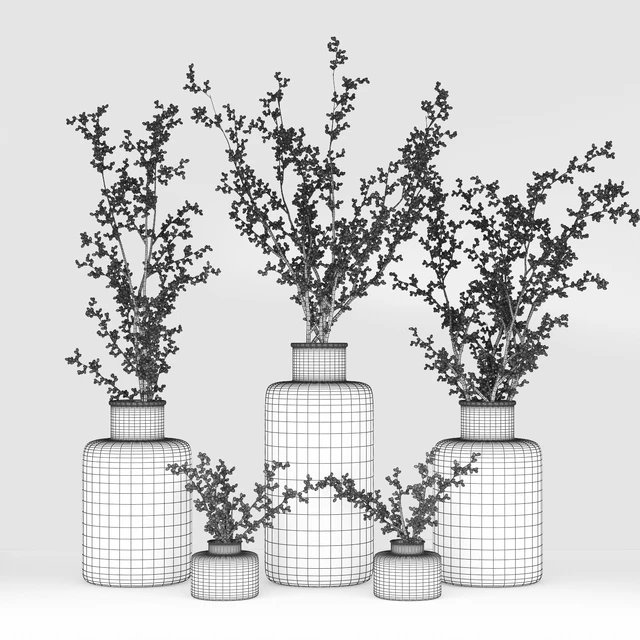 Branches with Berries in a Vase — Скачать