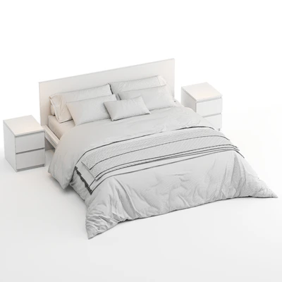 Bed IKEA Malm — Ver 3