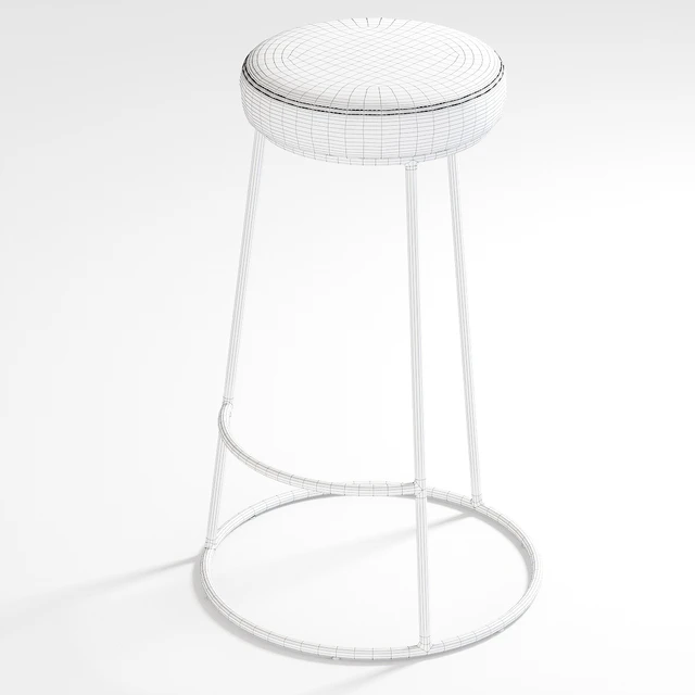 Rockett St George / Atlantis Velvet Bar Stool — Скачать
