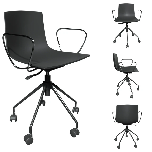 DASH | Office chair with armrests (modified) — Descargar