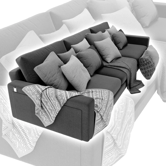 Delavega  Large Sofa A101 — Скачать