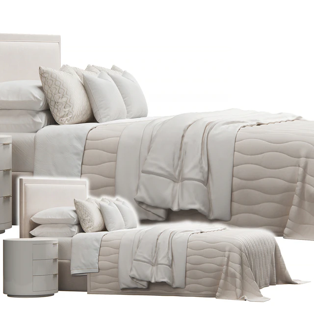 Rectangular Headboard Bed by FISCHER FURNITURE — Скачать