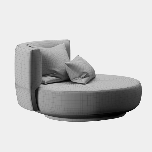 Audrey Poltrona Lounge Chair Gallotti and Radice — Скачать