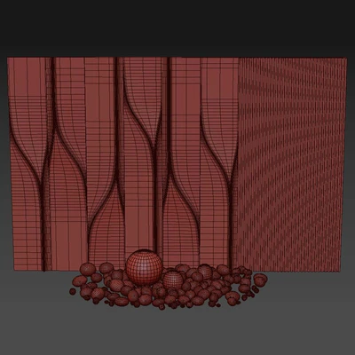 Headboard 3d Wall Panel 34 — Вид 2