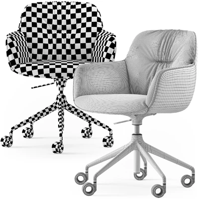 Calligaris Cocoon soft office chair — Ver 2