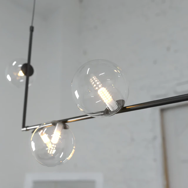 KENDRA Hanging Light black & gold — Скачать