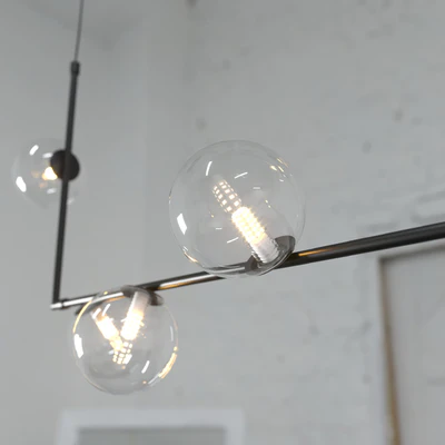 KENDRA Hanging Light black & gold — Вид 3