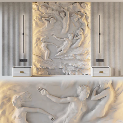 HEADBOARD 3D wall panel 002 — Вид 1