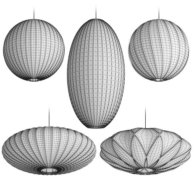 George Nelson Bubble Pendant Lamps — Descargar