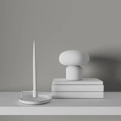 Decor set with LANTERN FOG lamp — Вид 2