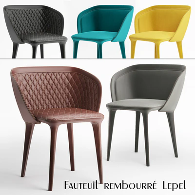 Fauteuil rembourré Lepel — Ver 1