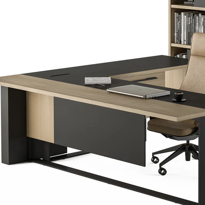 Manager Desk Set - Office Furniture 359 — Ver 3