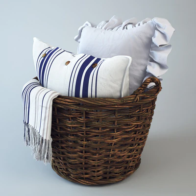 Shopping cart with pillows — View 1