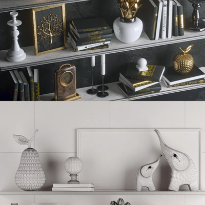 Strict in gold (decor) — Ver 2