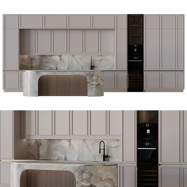 Neoclassical style kitchen 65 — Descargar