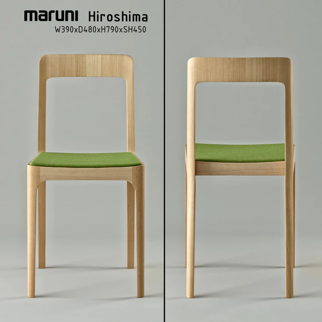 Hiroshima Maruni Dining chair — Descargar