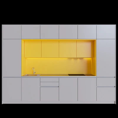 Yellow kitchen — Вид 1