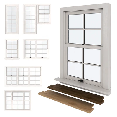 American type of plastic windows — Ver 1
