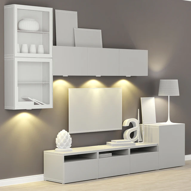 Furniture for TV &amp; Multimedia Ikea BESTO / Besta — Descargar