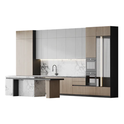Кухня в современном стиле 005 | kitchen modern — Вид 4