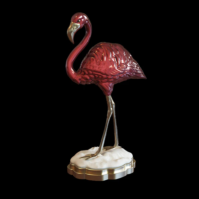 John-Richard Porcelain Pink Flamingo — Скачать