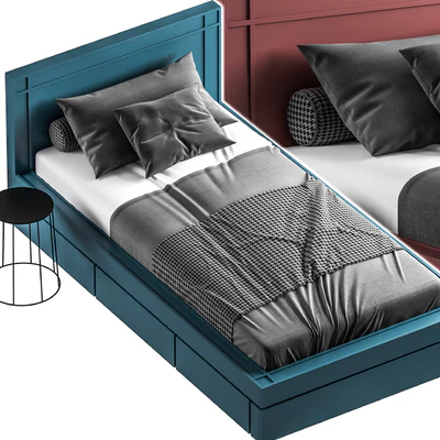 Bed031-Single Bed — Ver 4