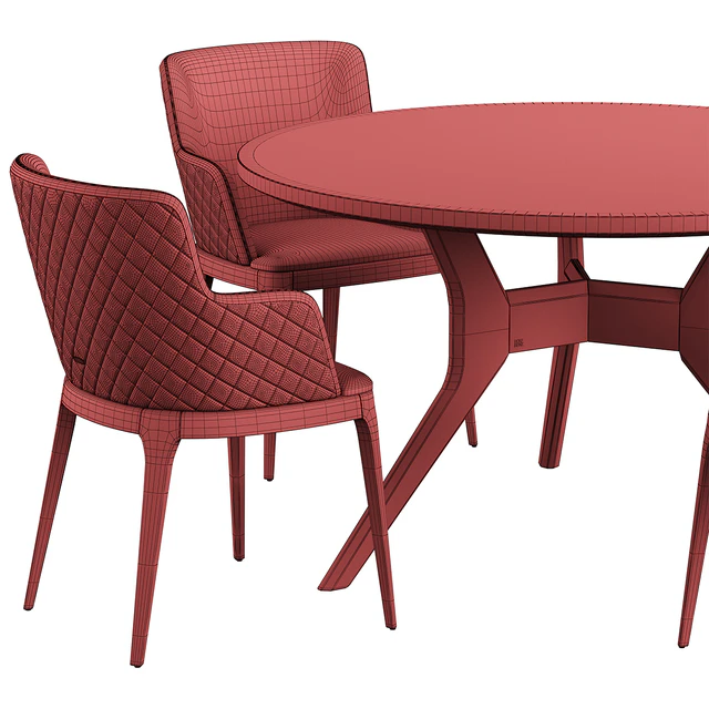 Magda Couture Chair ROLF BENZ 965 Table — Descargar
