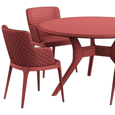 Magda Couture Chair ROLF BENZ 965 Table — Ver 2