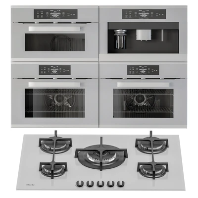 Kitchen appliance Set Gray White — Вид 2