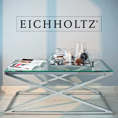 Coffee table Criss Cross by Eichholtz with decor — Вид 1