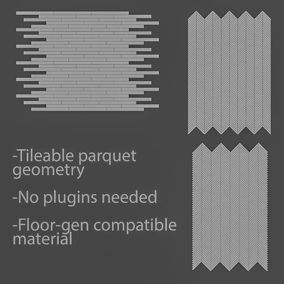 Wood floor Natural Oak — Ver 5