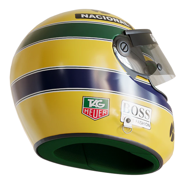 Шлем пилота формулы 1 Айртон Сенна 1988 — Скачать