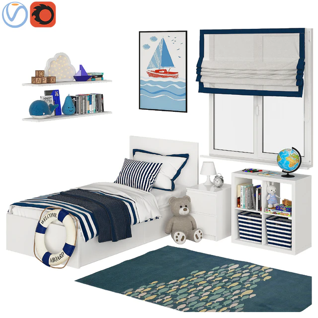 Universal children room Blue — Скачать