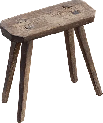 wooden stool 002 — Скачать