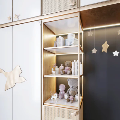 Wardrobe for kids room — Ver 2