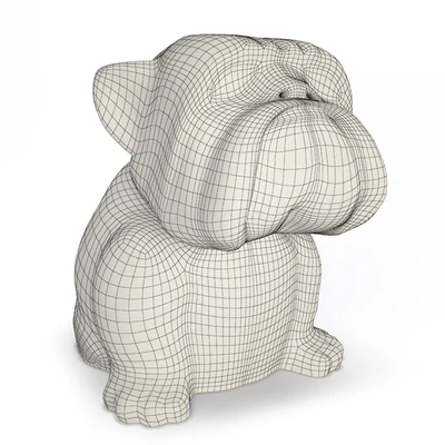 Bulldog sculpture — Ver 2