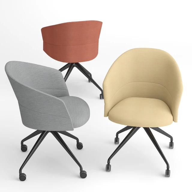 Viccarbe Copa pyramid base office chair — Скачать