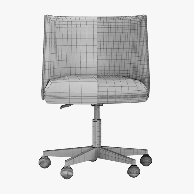 KINNEY LEATHER DESK CHAIR - ANTIQUED BRASS — Скачать
