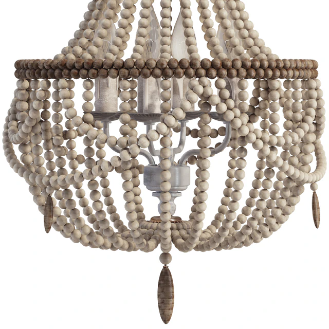 Boho Rustic Bead Chandelier — Descargar