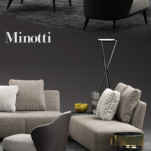 Sofa minotti lounge seymour — Descargar