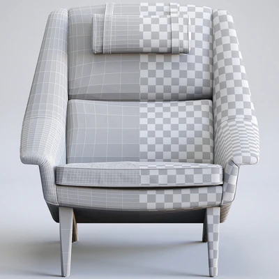 Danish Reupholstered Lounge Chair — Ver 3