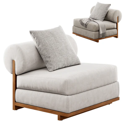Moving Mountain Slipper Chair — Ver 1
