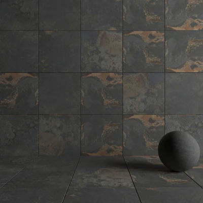 Stone Wall Tiles Kayah Rust Set 2 — Ver 2