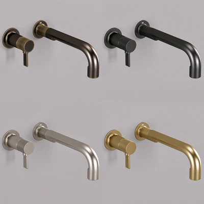 Gessi bathroom inciso faucet set 2 — Ver 2