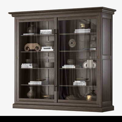 CABINET WITH SLIDING DOORS 61460863 BLK — Ver 2